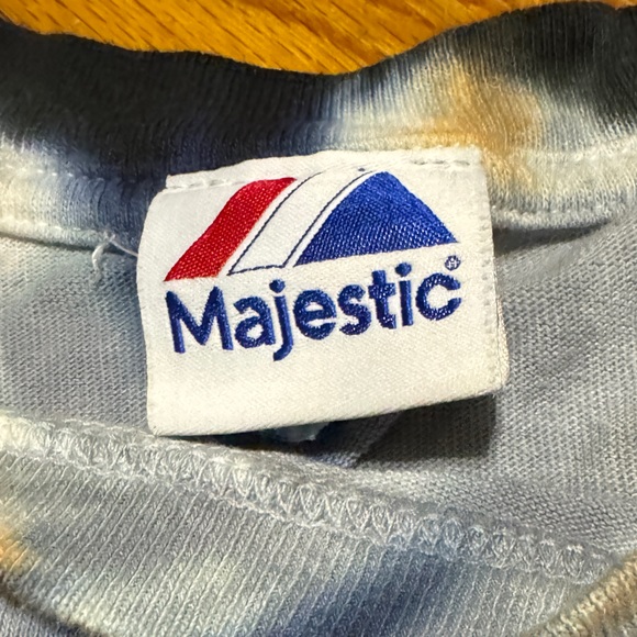 Tie Dye Greatful Dead San Francisco Giants T-Shirt Medium 2011 Majestic Tag - Picture 4 of 4